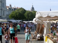 Busy Market at La Rochelle
